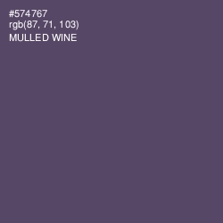 #574767 - Mulled Wine Color Image